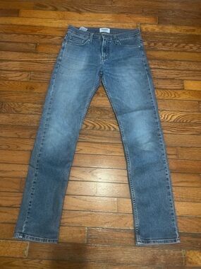 Levi's Men's Slim Straight Jeans in Medium Blue Wash size 30x32